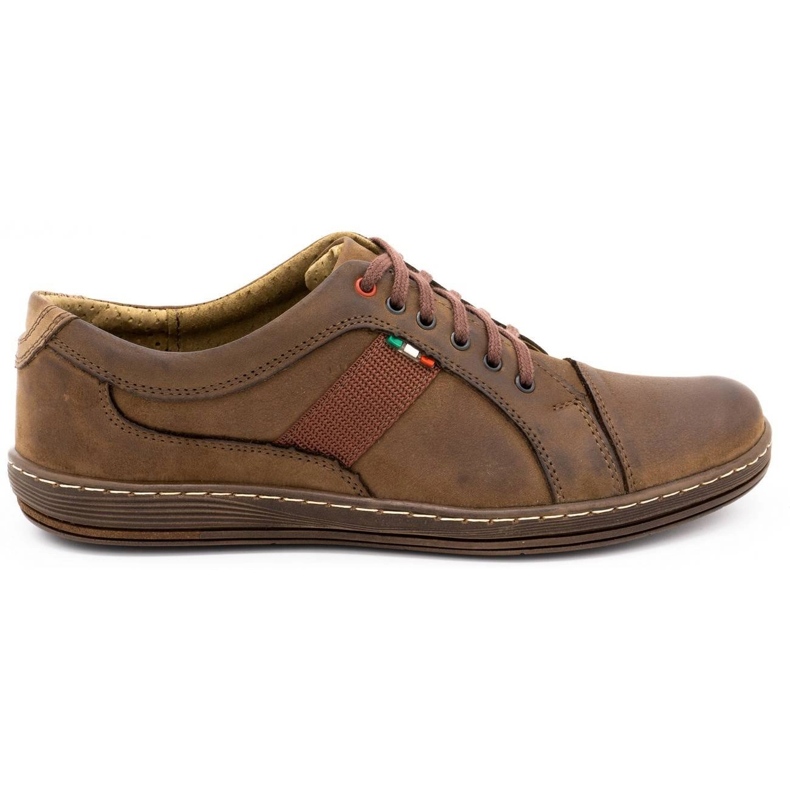 Olivier Zapato casual piel hombre 238GT marrón