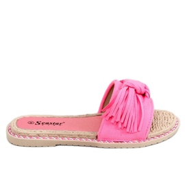 Zapatillas de mujer fucsia CK159 Fushia rosado