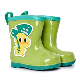 Chanclos de pato verde para niños Chanclos de pato verde para niños