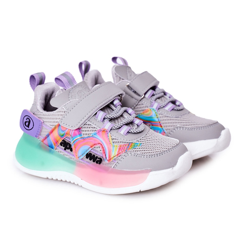 Apawwa Zapatillas Deportivas Infantiles Zapatillas Salto Gris Salto multicolor