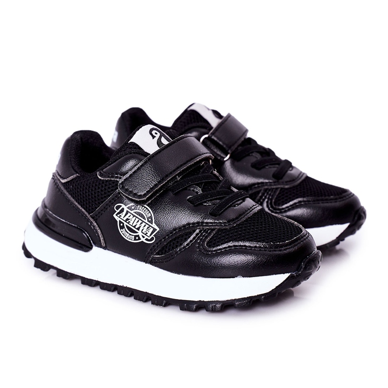 Apawwa Zapatillas deportivas para niños Zapatillas Skatepark negro