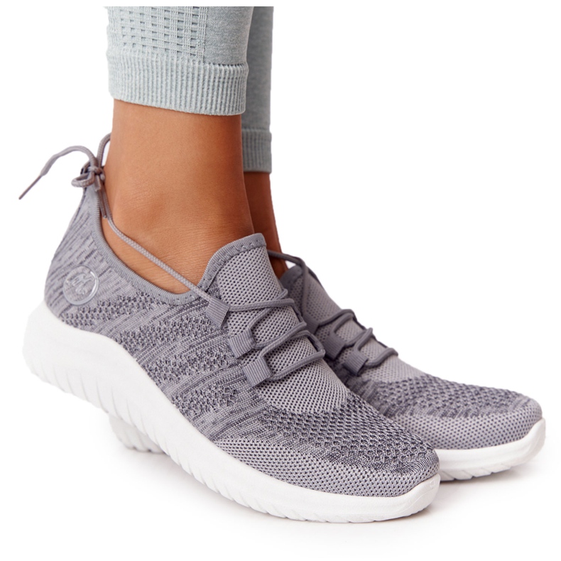 Zapatillas Deportivas Mujer Entrenamiento Gris