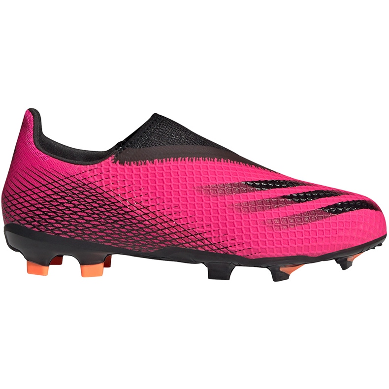 Botas de fútbol Adidas X Ghosted.3 Ll Fg Jr FY7281 rosado
