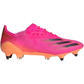 Botas de fútbol adidas X Ghosted.1 Sg FW6892 rosa rosa