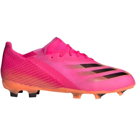 Botas de fútbol Adidas X Ghosted.1 Fg Jr FW6956 rosa
