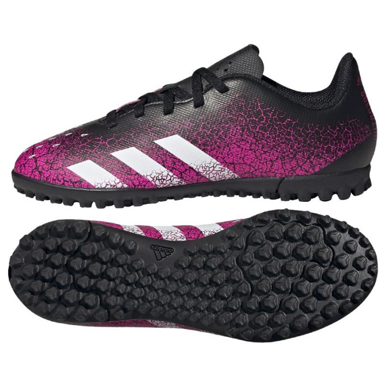 Botas de fútbol adidas Predator Freak .4 Tf Jr FW7537 multicolor rosado Botas de fútbol adidas Predator Freak .4 Tf Jr FW7537 multicolor rosado