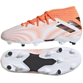 Botas de fútbol adidas Nemeziz.3 Fg Jr FW7356 multicolor blanco