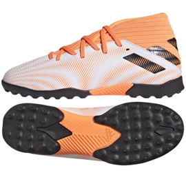 Botas de fútbol adidas Nemeziz.3 Tf Jr FW7361 multicolor blanco