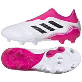 Botas de fútbol adidas Copa Sense.3 Ll Fg M FW7268 azul marino, blanco, rosa blanco