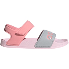 Sandalias de niño adidas Adilette Sandal K gris-rosa FY8849 rosado Sandalias de niño adidas Adilette Sandal K gris-rosa FY8849 rosado