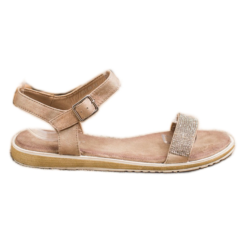 S. BARSKI Sandalias Con Circonita S.BARSKI marrón
