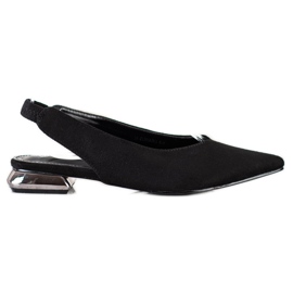 Goodin Zapatos de tacón negros sin cordones