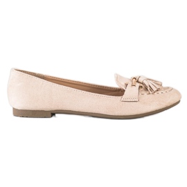 Kayla Mocasines de moda beige