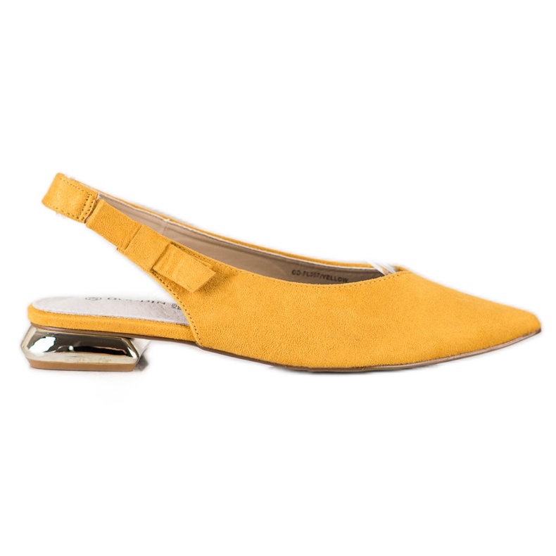 Goodin Bombas con estilo en Spitz amarillo Goodin Bombas con estilo en Spitz amarillo