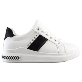 SHELOVET Zapatillas Casual blanco negro