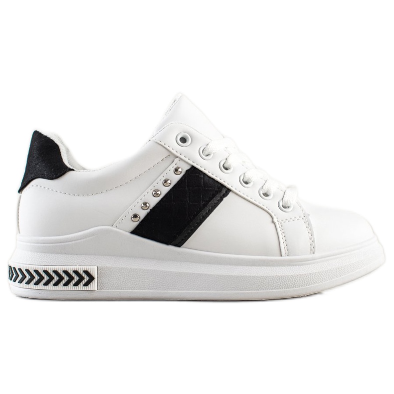 SHELOVET Zapatillas Casual blanco negro