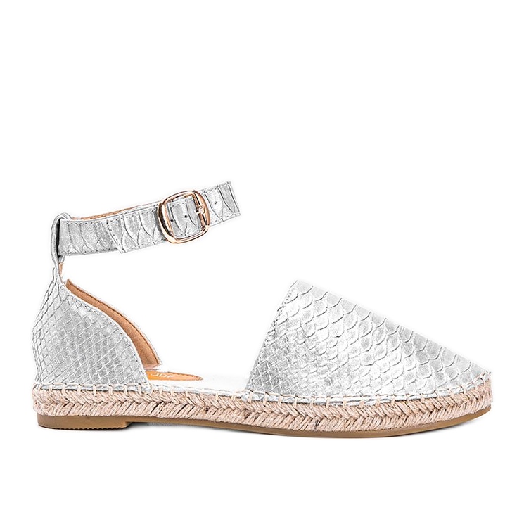 Alpargatas plateadas con estampado de piel de serpiente Jordan plata Alpargatas plateadas con estampado de piel de serpiente Jordan plata