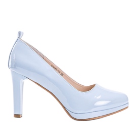 Bombas azules en la plataforma Lady