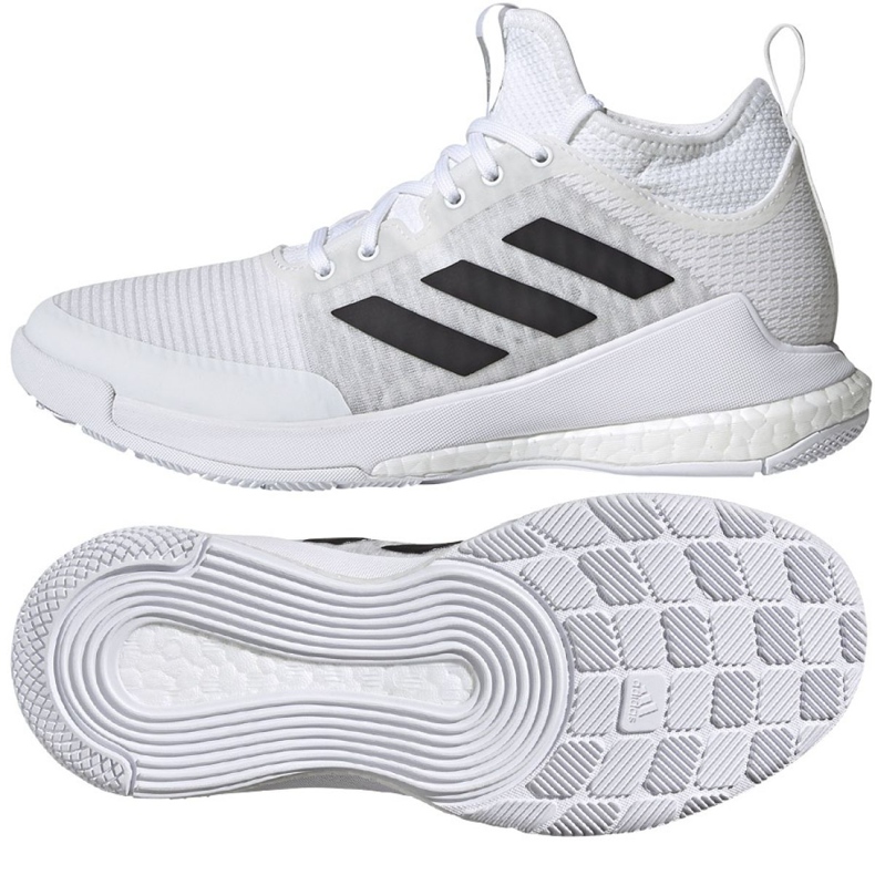 Zapatillas de voleibol Adidas CrazyFlight Mid W FX1792 multicolor marrón