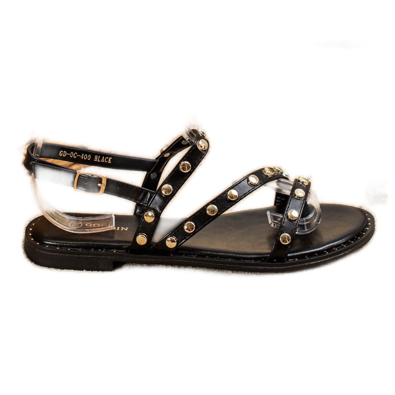 Goodin Sandalias con adornos negro
