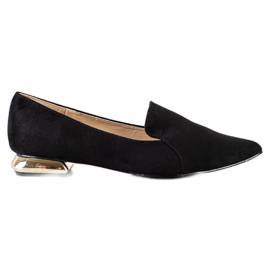 Goodin Bombas Con Tacón Dorado negro Goodin Bombas Con Tacón Dorado negro