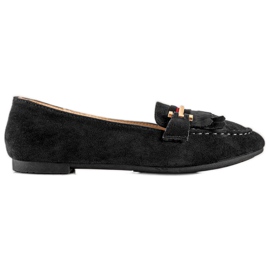 Anesia Paris Mocasines con estilo negro