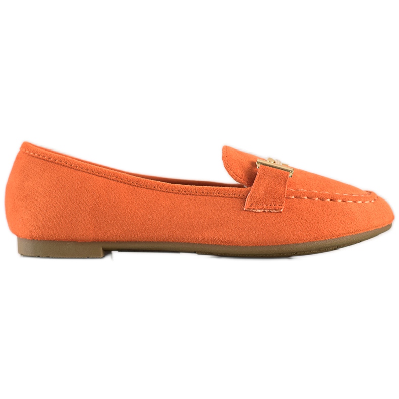 Anesia Paris Mocasines elegantes naranja