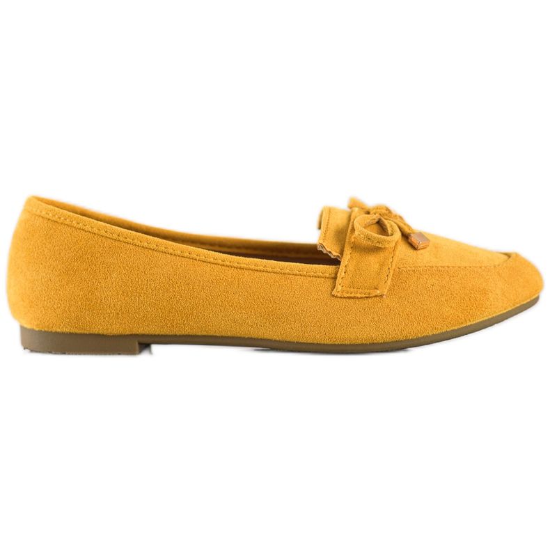 Anesia Paris Mocasines con lazo amarillo