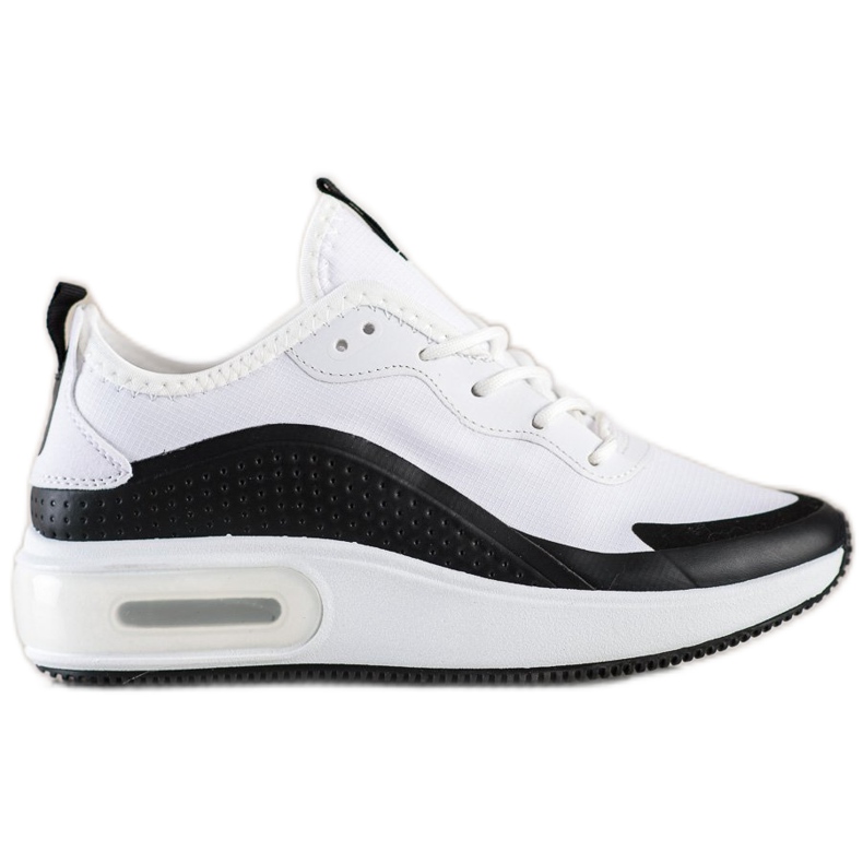 SHELOVET Zapatillas deportivas en la plataforma blanco negro
