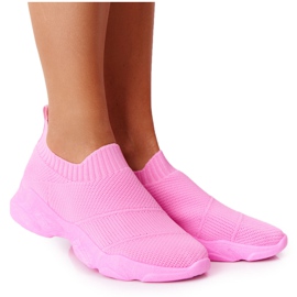PS1 Zapatos deportivos para mujer Slip-on Pink Yoga Class rosado