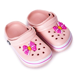 Pantuflas Niños Espuma Crocs Pink Lazy Day rosa