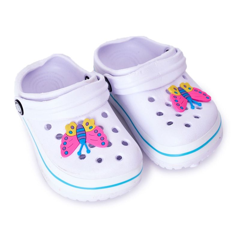 Zapatillas Espuma Infantil Kroks White Lazy Day blanco multicolor Zapatillas Espuma Infantil Kroks White Lazy Day blanco multicolor