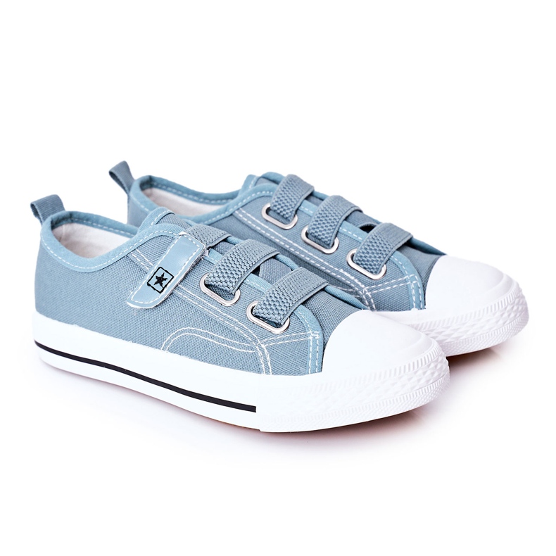 EVE Zapatillas de niños con velcro de los Vengadores azules