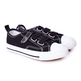 EVE Zapatilla infantil con velcro Vengadores negros