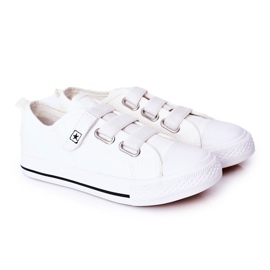 EVE Zapatos deportivos blancos con velcro de los Vengadores para niños