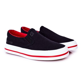 Zapatillas sin cordones Big Star HH374013 negras sin cordones para niños negro