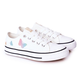 EVE Zapatillas Infantiles Con Mariposas Blancas Cuentos De Hadas blanco