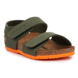 Birkenstock Palu Kids Logo Bs 1019048 azul verde Birkenstock Palu Kids Logo Bs 1019048 azul verde