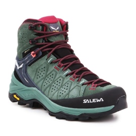 Zapatos de trekking Salewa Ws Alp Trainer 2 Mid Gtx W 61383-5085 verde