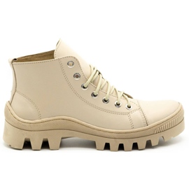 Polbut Botas mujer piel D1 beige