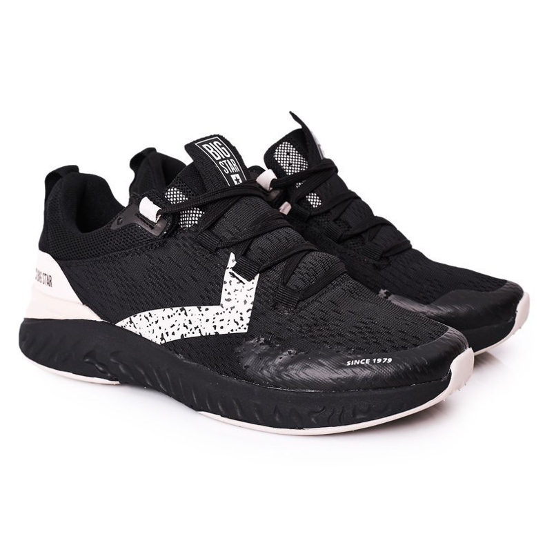 Calzado deportivo para hombre Memory Foam Big Star HH174236 Negro Calzado deportivo para hombre Memory Foam Big Star HH174236 Negro