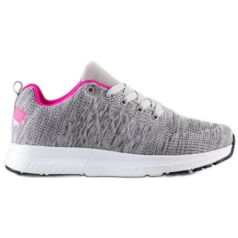 SHELOVET Zapatillas ligeras con cordones gris