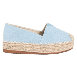 SHELOVET Alpargatas de moda azul