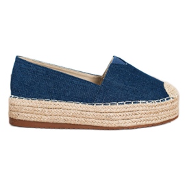 SHELOVET Alpargatas de moda azul