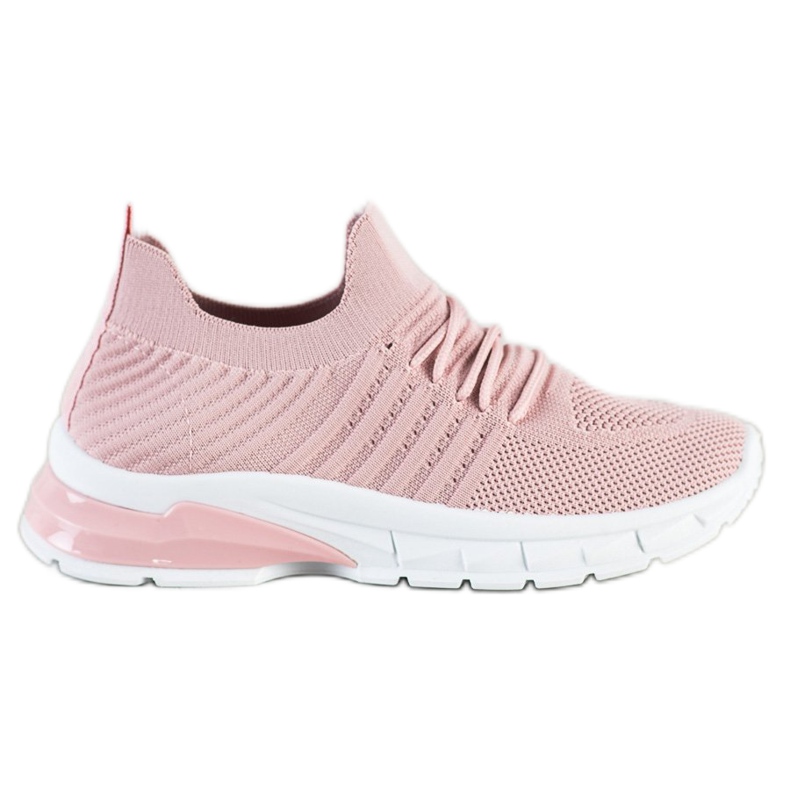 Bella Paris Zapatillas caladas rosado