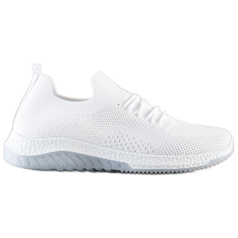 Camo Zapatillas blancas caladas blanco