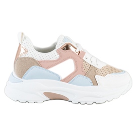SHELOVET Zapatillas de colores multicolor