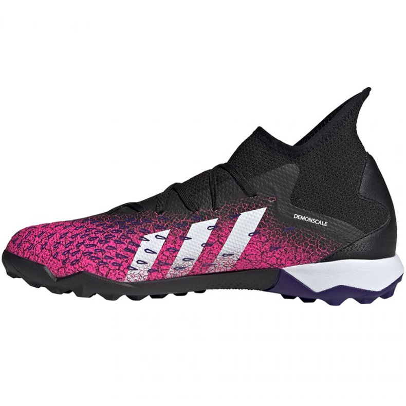 Botas de fútbol adidas Predator Freak.3 Tf M FW7517 blanco, negro, rosa negro