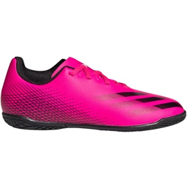 Botas de fútbol Adidas X Ghosted.4 In Jr FW6922 multicolor rosa