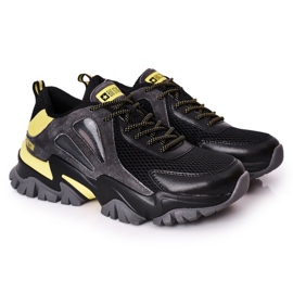 Calzado deportivo para hombre Memory Foam Big Star HH174278 Negro
